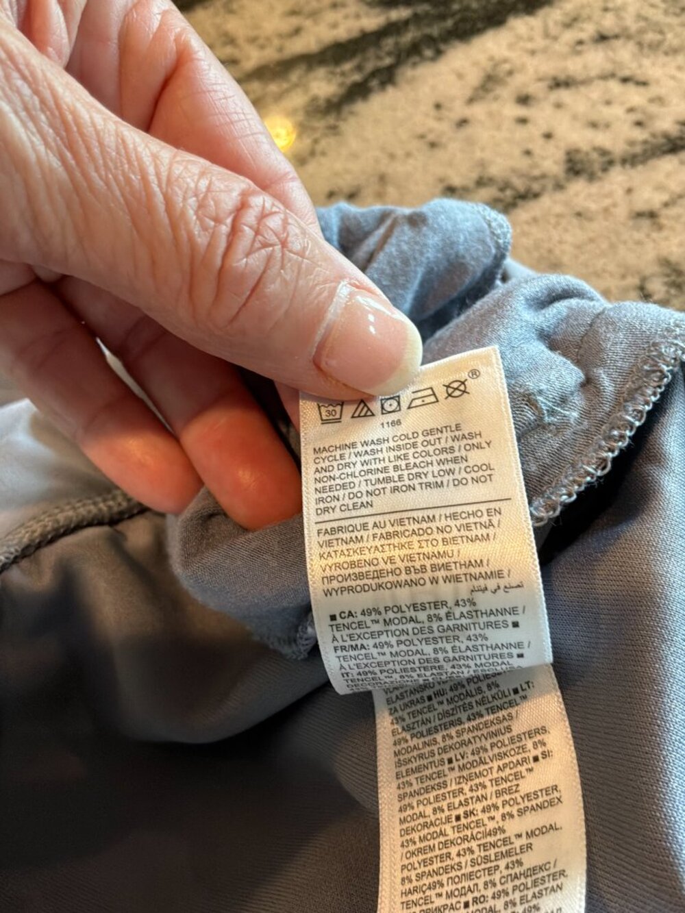 athleta women's wide waistband pockets super soft athleisure pants gray size XS - Picture 9 of 9